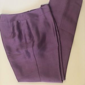 Ann Taylor 100% Silk Pants, Side Zip